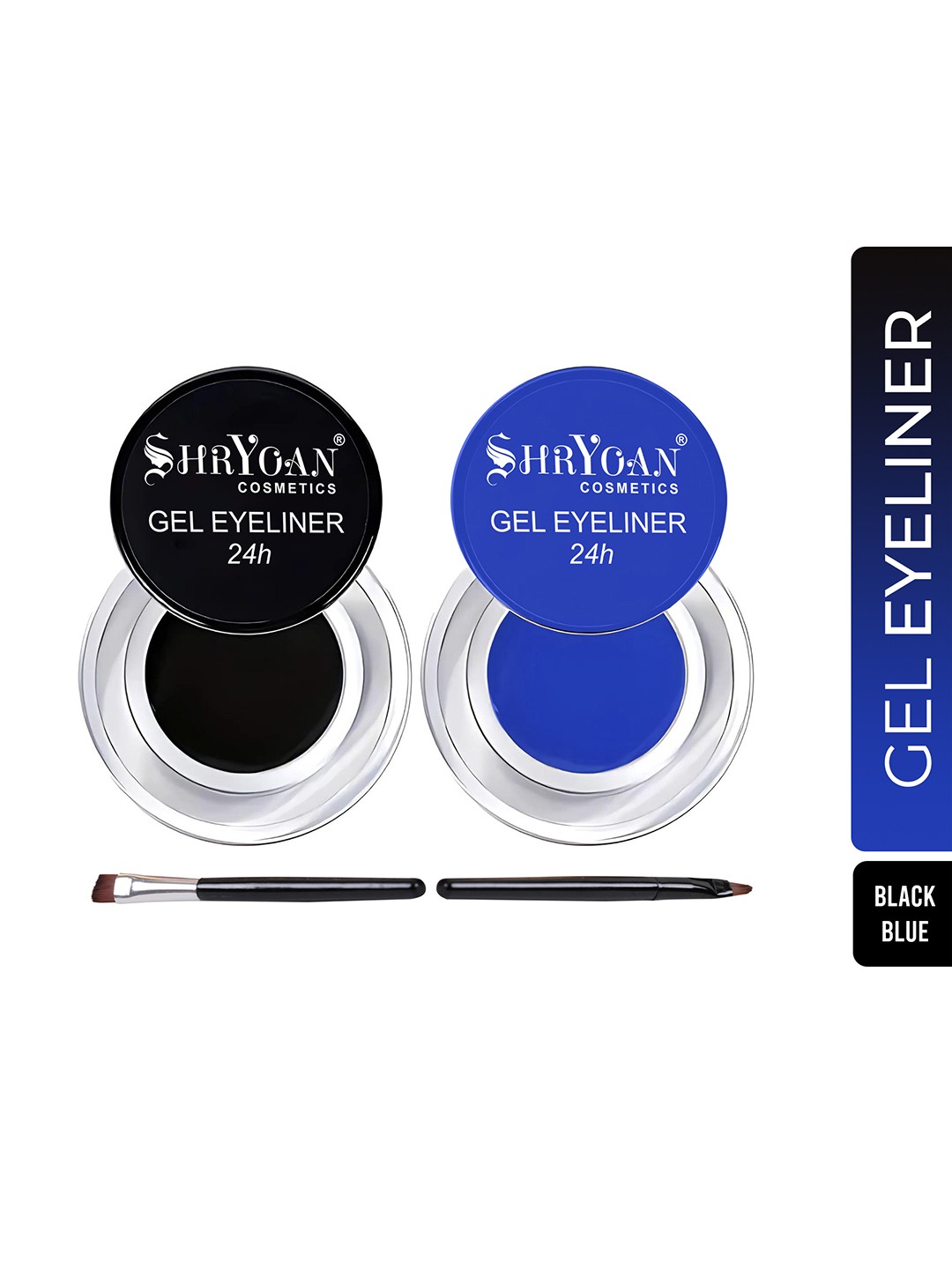 SHRYOAN Set of 2 Smudge-Proof & Long Lasting 24H Gel Eyeliner 4 g each - Black & Blue
SHRYOAN Set of 2 Smudge-Proof & Long Lasting 24H Gel Eyeliner 4 g each - Black & Blue