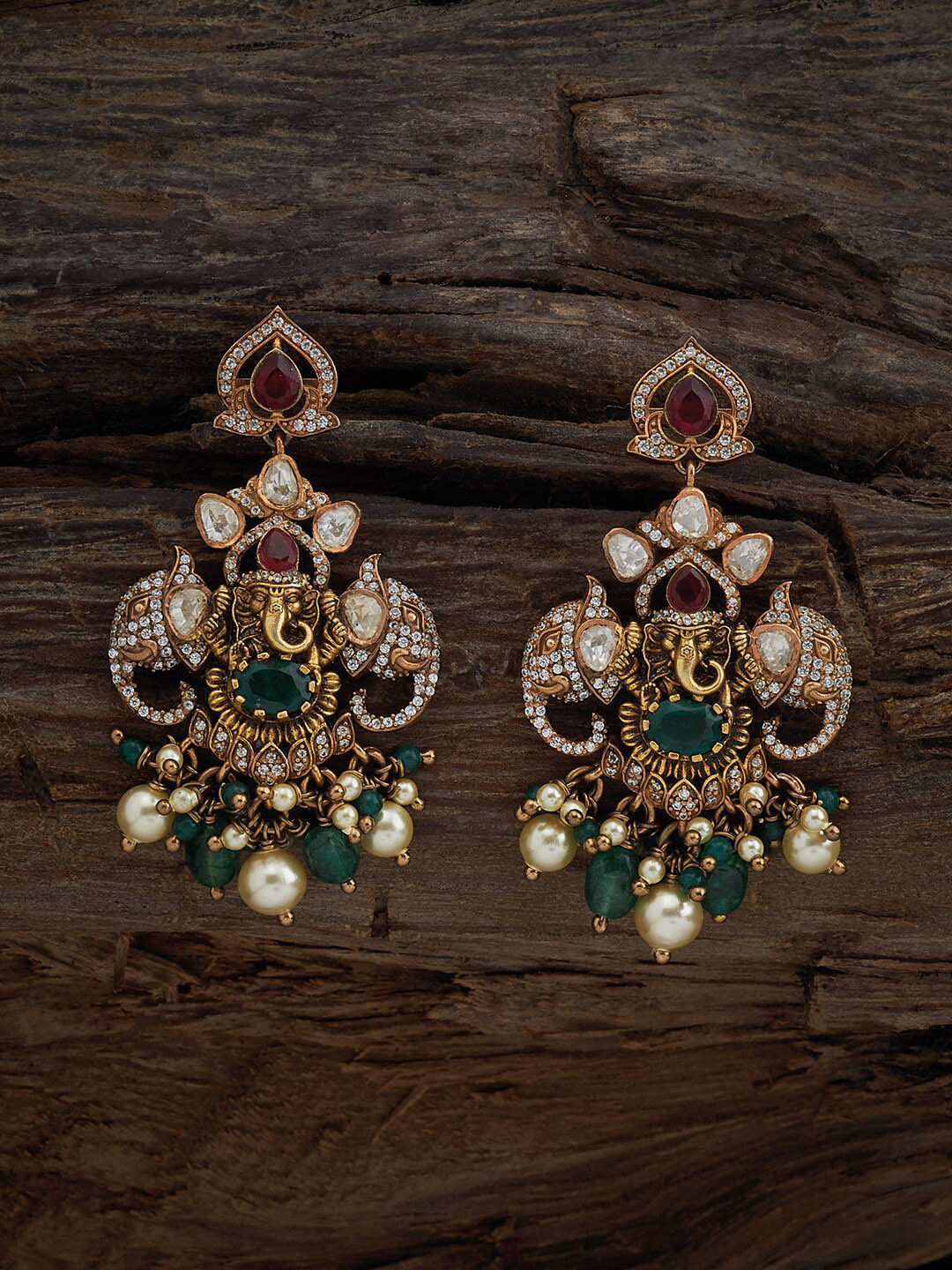 Kushal's Fashion Jewellery Gold-Plated Artificial Stones-Studded 92.5 Pure Silver Drop
Kushal's Fashion Jewellery Gold-Plated Artificial Stones-Studded 92.5 Pure Silver Drop