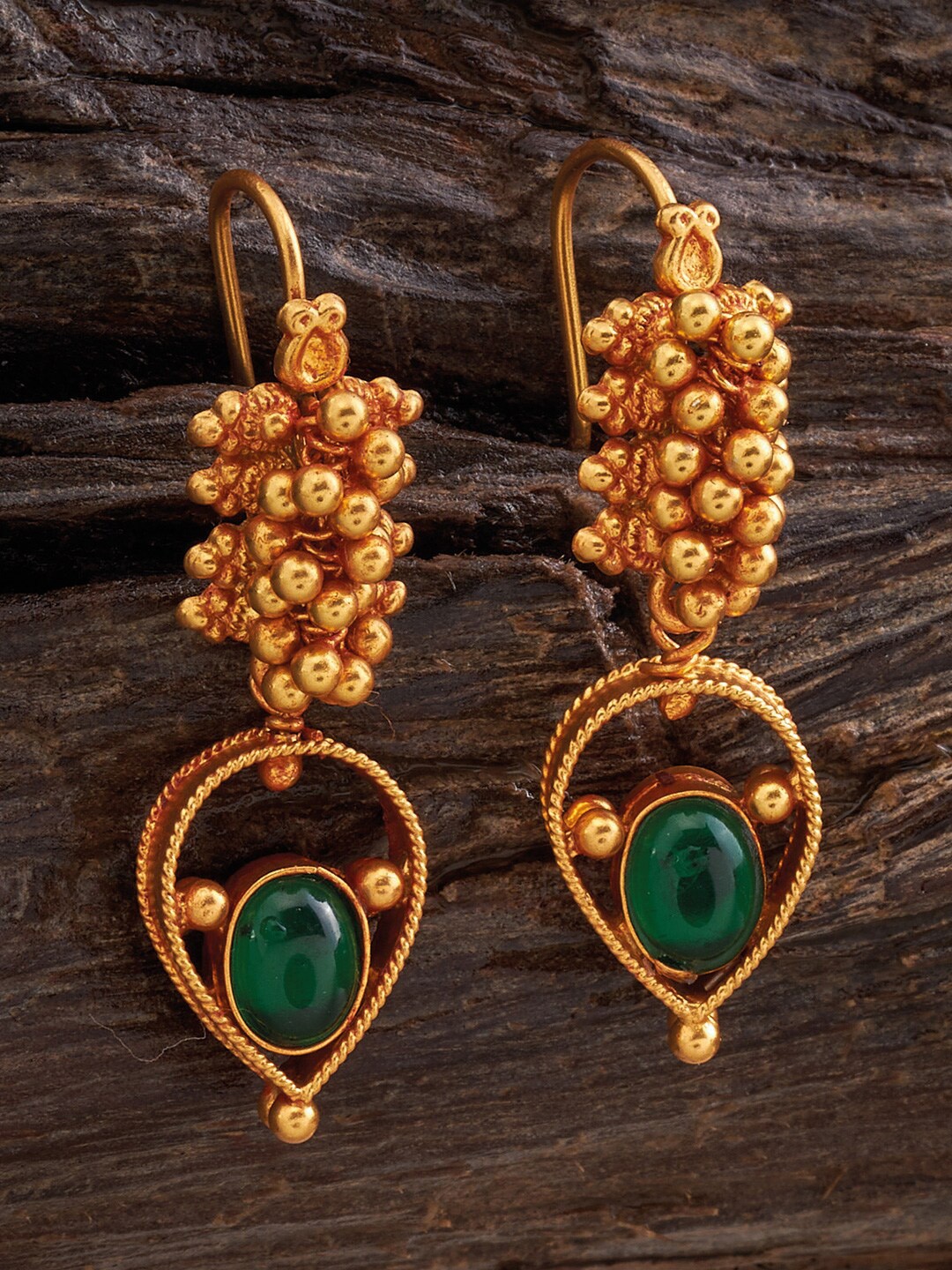 Kushal's Fashion Jewellery Gold Plated 92.5 Pure Silver Teardrop Shaped Drop Earrings
Kushal's Fashion Jewellery Gold Plated 92.5 Pure Silver Teardrop Shaped Drop Earrings