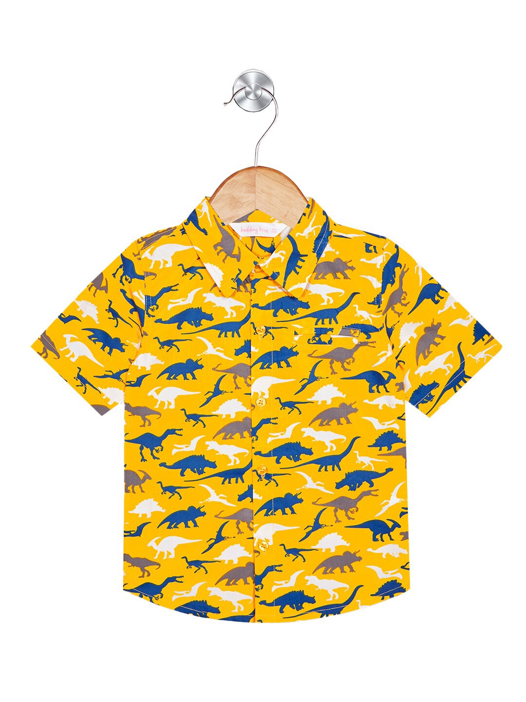 Budding Bees Boys Conversational Spread Collar Welt Chest Pocket Cotton Casual Shirt, Yellow
Budding Bees Boys Conversational Spread Collar Welt Chest Pocket Cotton Casual Shirt, Yellow