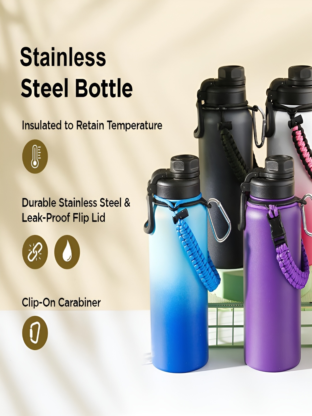 Kuber Industries Black Stainless Steel Single Wall Vacuum Sipper Water Bottle 960 ml
Kuber Industries Black Stainless Steel Single Wall Vacuum Sipper Water Bottle 960 ml