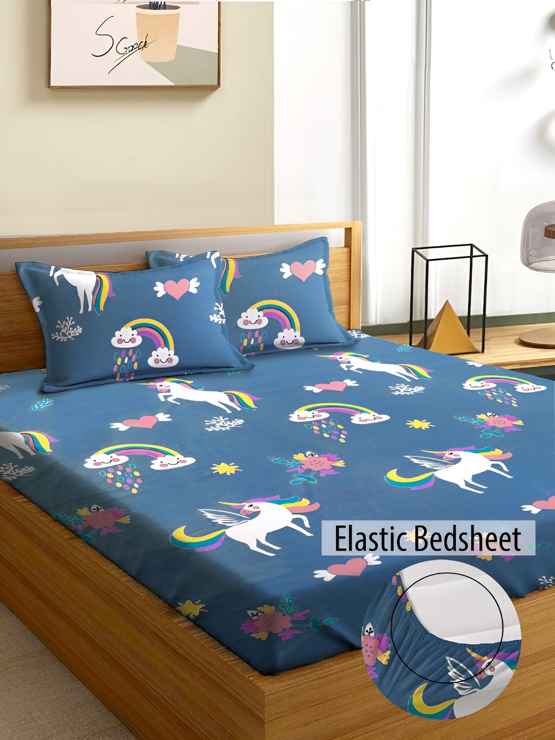 Aura Grey & Yellow Cartoon Characters Fitted 180 TC Queen Bedsheet with 2 Pillow Covers
Aura Grey & Yellow Cartoon Characters Fitted 180 TC Queen Bedsheet with 2 Pillow Covers