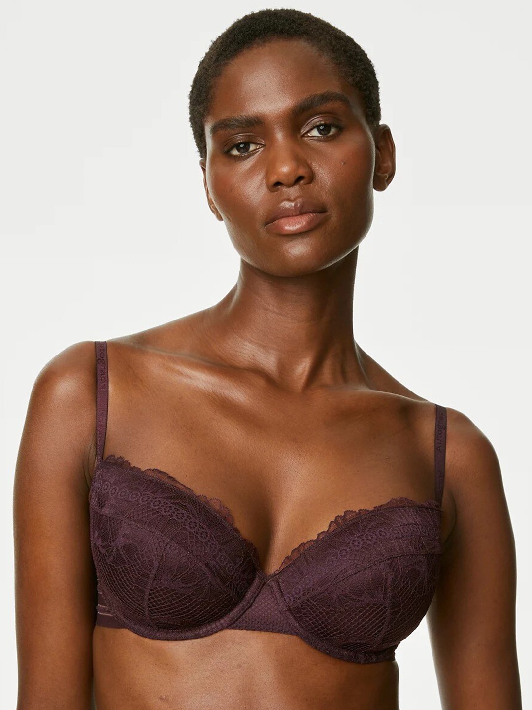 Marks & Spencer Full Coverage Underwired Lightly Padded Bra All Day Comfort, Burgundy
Marks & Spencer Full Coverage Underwired Lightly Padded Bra All Day Comfort, Burgundy
