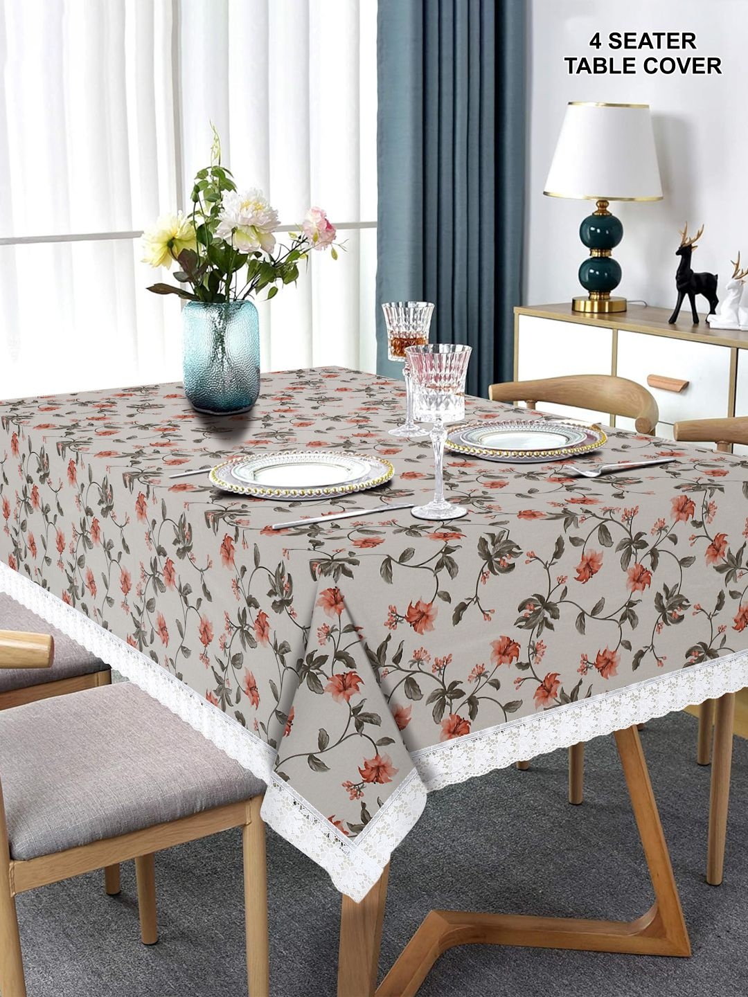 DREAM WEAVERZ White & Black Geometric Printed Rectangle Waterproof 4-Seater Table Cover
DREAM WEAVERZ White & Black Geometric Printed Rectangle Waterproof 4-Seater Table Cover