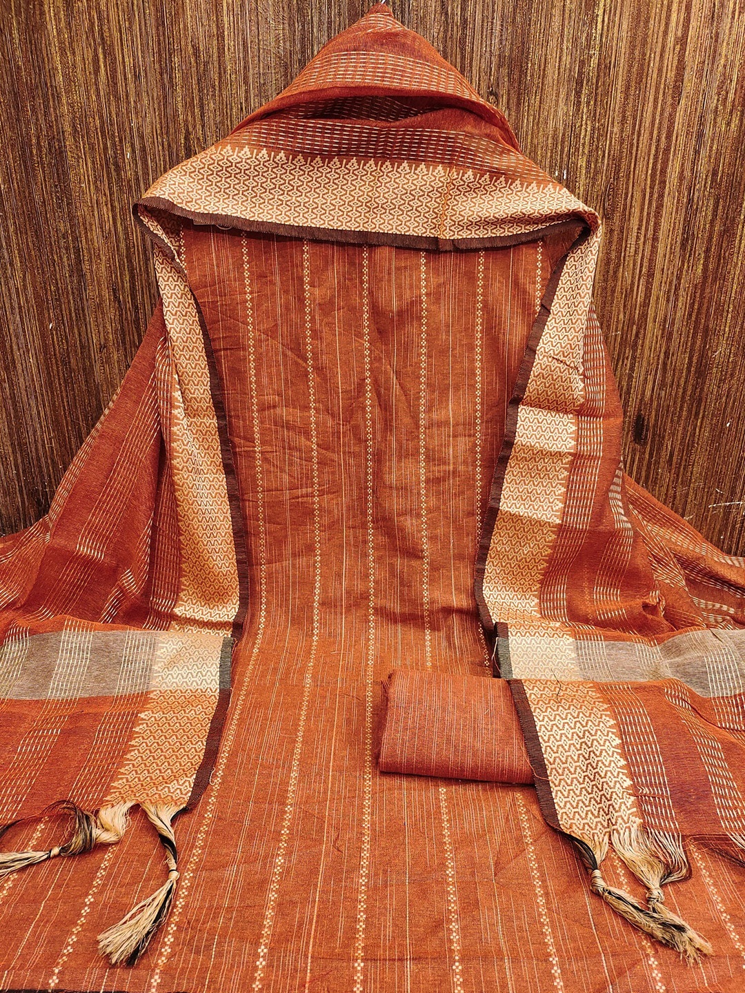 LeeliPeeri Designer Ethnic Motifs Woven Design Jacquard Unstitched Dress Material, Orange
LeeliPeeri Designer Ethnic Motifs Woven Design Jacquard Unstitched Dress Material, Orange