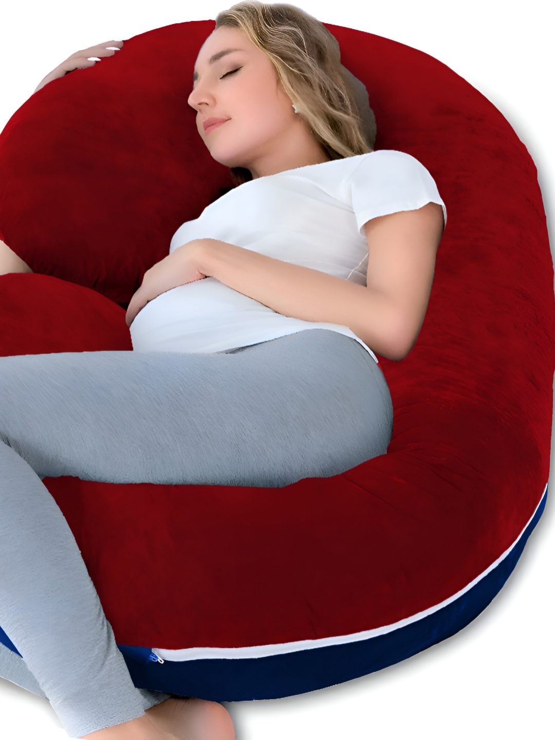 DADDY COOL Navy Blue & Maroon Dual Color Fibre Filled Faux Velvet Maternity Pillow
DADDY COOL Navy Blue & Maroon Dual Color Fibre Filled Faux Velvet Maternity Pillow