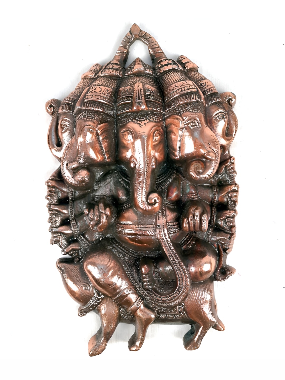 apka mart Copper Coloured Lord Ganesh Wall Hanging