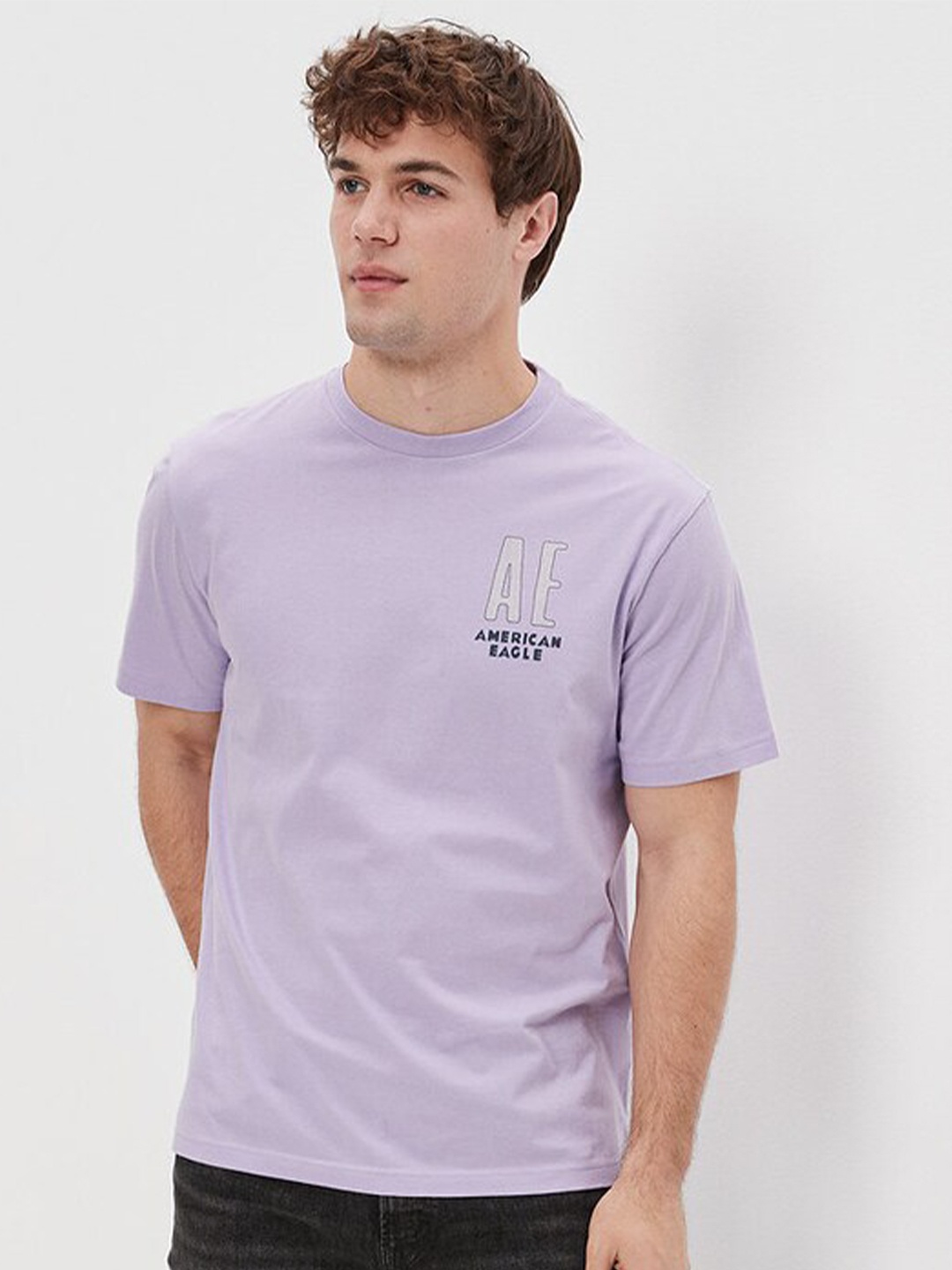 AMERICAN EAGLE OUTFITTERS Typography Printed Round Neck Short Sleeves Cotton T-shirt, Purple
AMERICAN EAGLE OUTFITTERS Typography Printed Round Neck Short Sleeves Cotton T-shirt, Purple