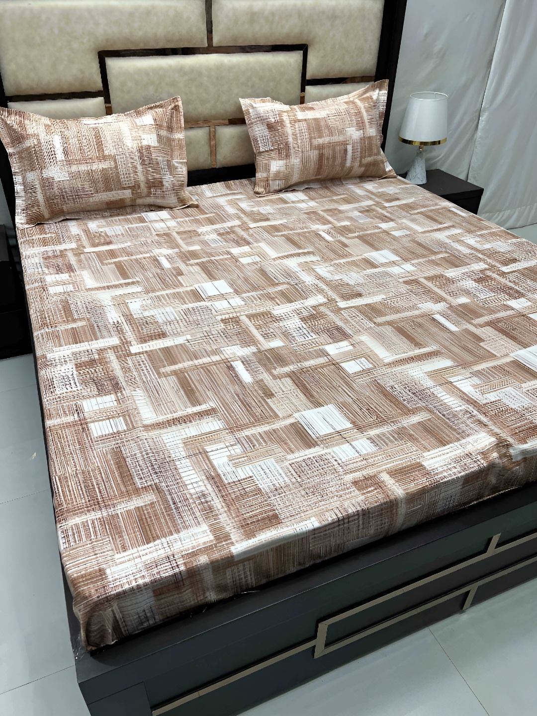 Pure Decor Velar Brown Printed Pure Cotton 330 TC Super King Bedsheet With 2 Pillow Covers
Pure Decor Velar Brown Printed Pure Cotton 330 TC Super King Bedsheet With 2 Pillow Covers