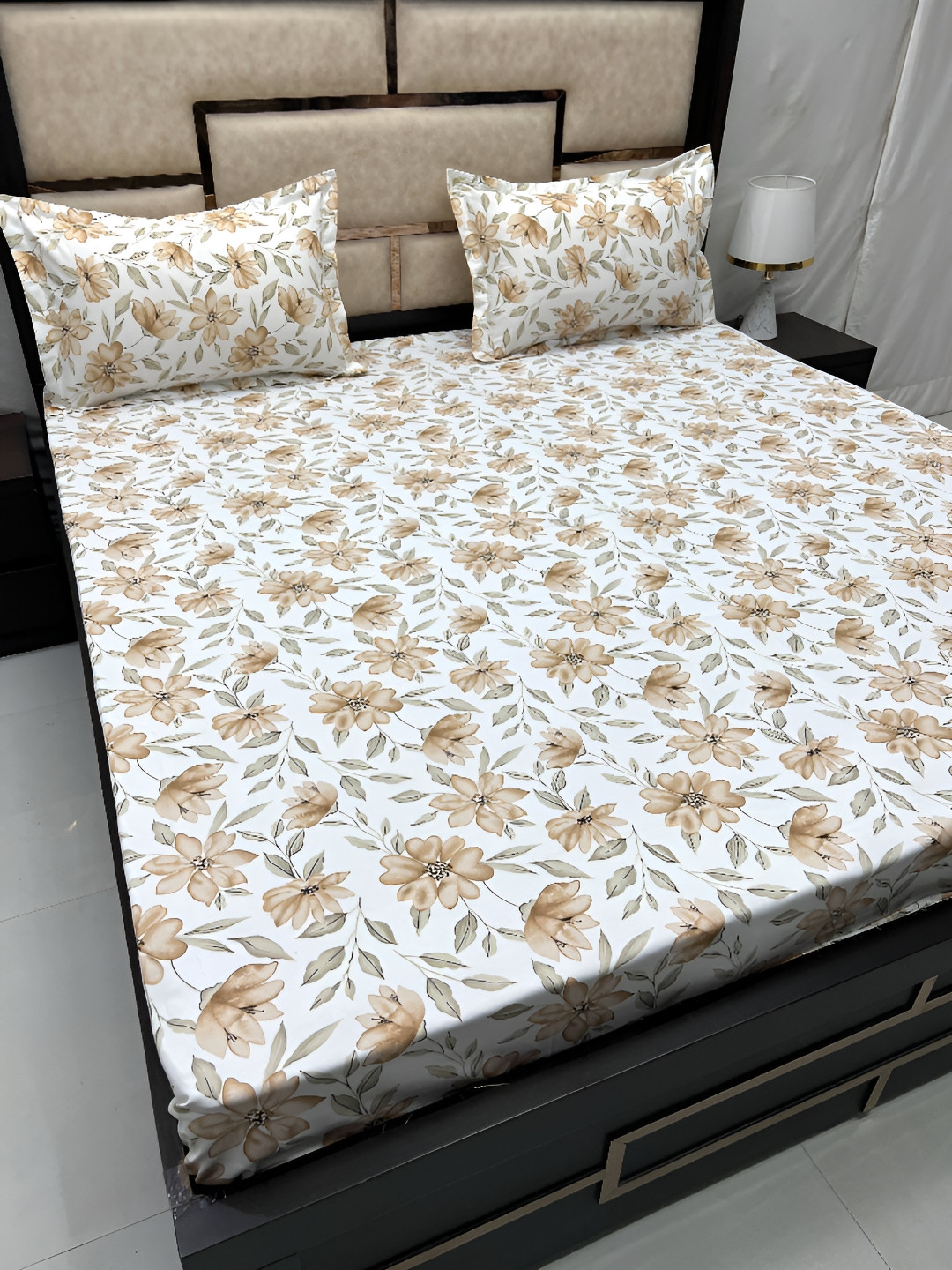 Pure Decor Passion White Printed Pure Cotton 240 TC Queen Bedsheet With 2 Pillow Covers
Pure Decor Passion White Printed Pure Cotton 240 TC Queen Bedsheet With 2 Pillow Covers