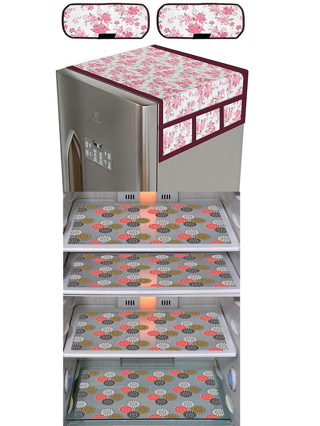 Dakshya Industries Pink & White 7 Pieces Floral Printed Waterproof Refrigerator Covers
Dakshya Industries Pink & White 7 Pieces Floral Printed Waterproof Refrigerator Covers