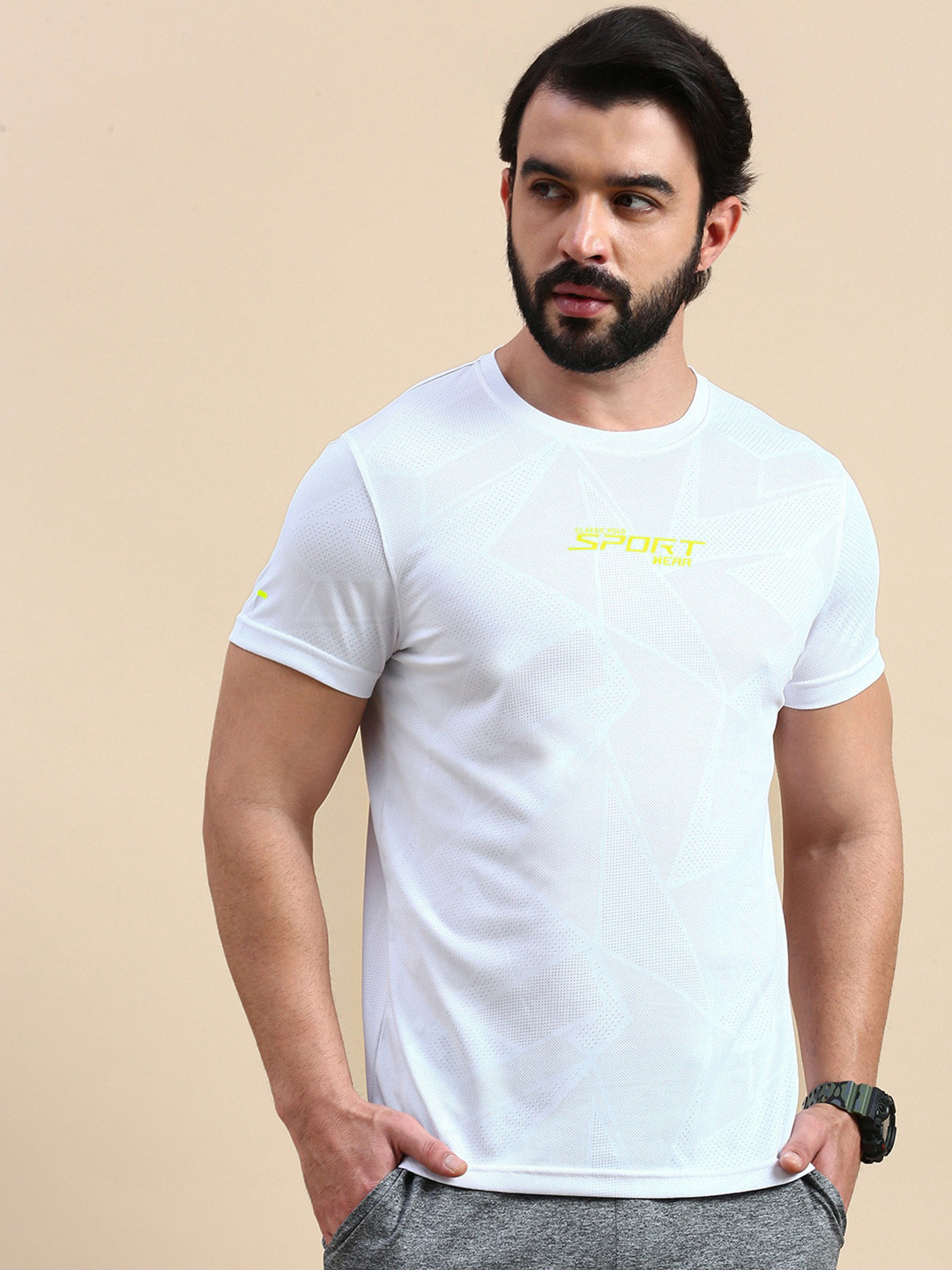 Classic Polo Typography Printed Antimicrobial Round Neck Short Sleeves Slim Fit T-shirt, White
Classic Polo Typography Printed Antimicrobial Round Neck Short Sleeves Slim Fit T-shirt, White