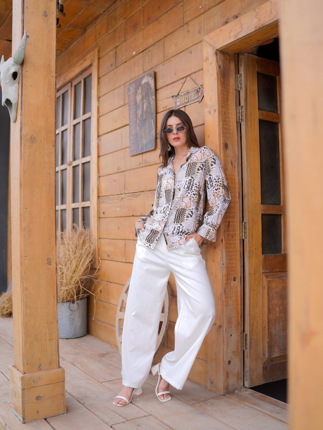 Stylecast X Hersheinbox Women Oversized Printed Casual Shirt with Side Buttons, Multi
Stylecast X Hersheinbox Women Oversized Printed Casual Shirt with Side Buttons, Multi