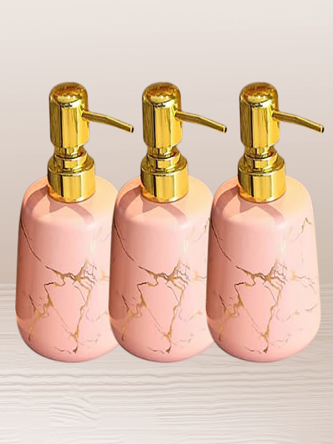 Kuber Industries Pink 3 Pcs Abstract Printed Ceramic Liquid Soap Dispenser - 260 ml each
Kuber Industries Pink 3 Pcs Abstract Printed Ceramic Liquid Soap Dispenser - 260 ml each
