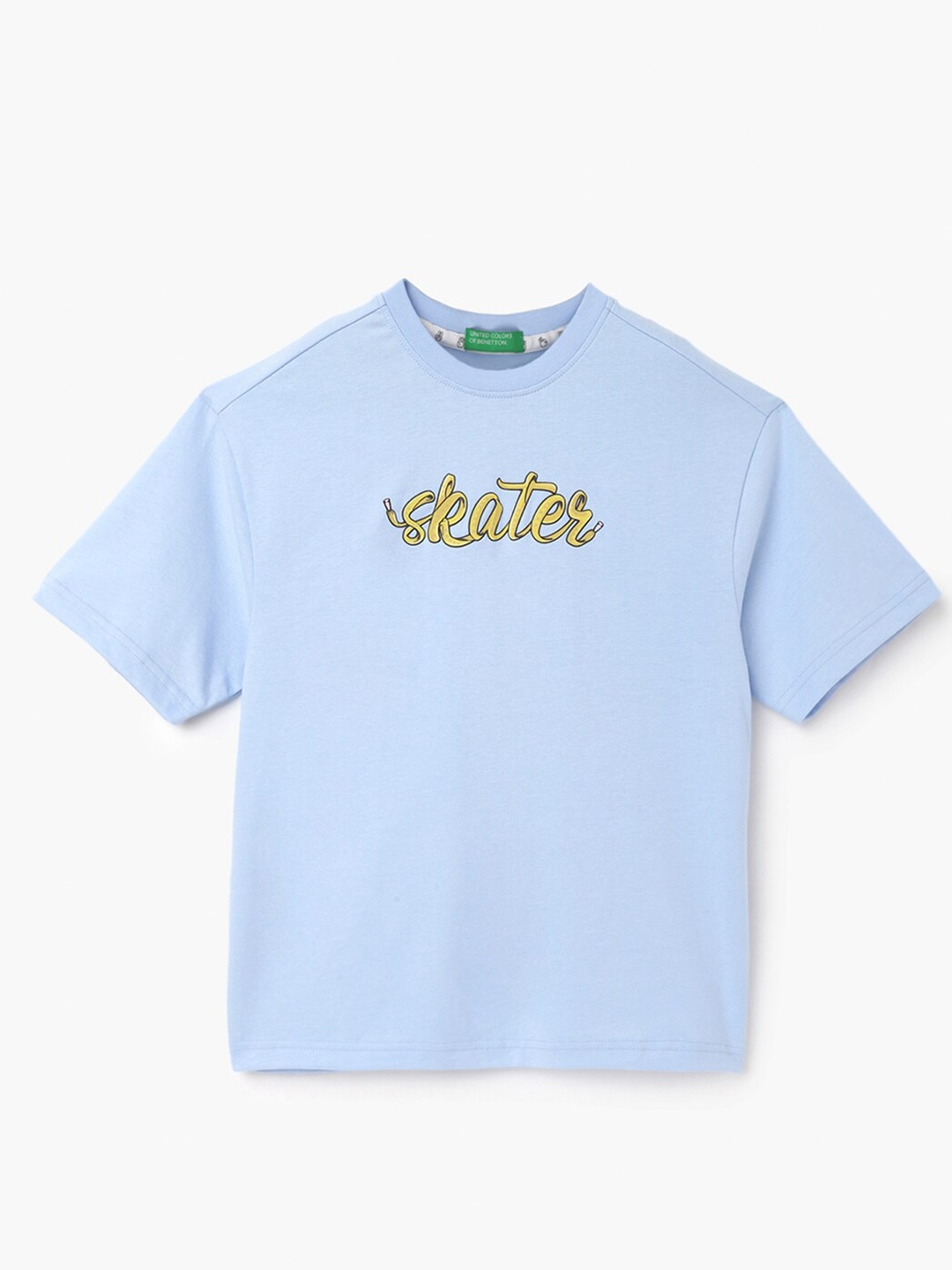 United Colors of Benetton Boys Typography Printed Round Neck Pure Cotton Boxy T-shirt, Blue
United Colors of Benetton Boys Typography Printed Round Neck Pure Cotton Boxy T-shirt, Blue