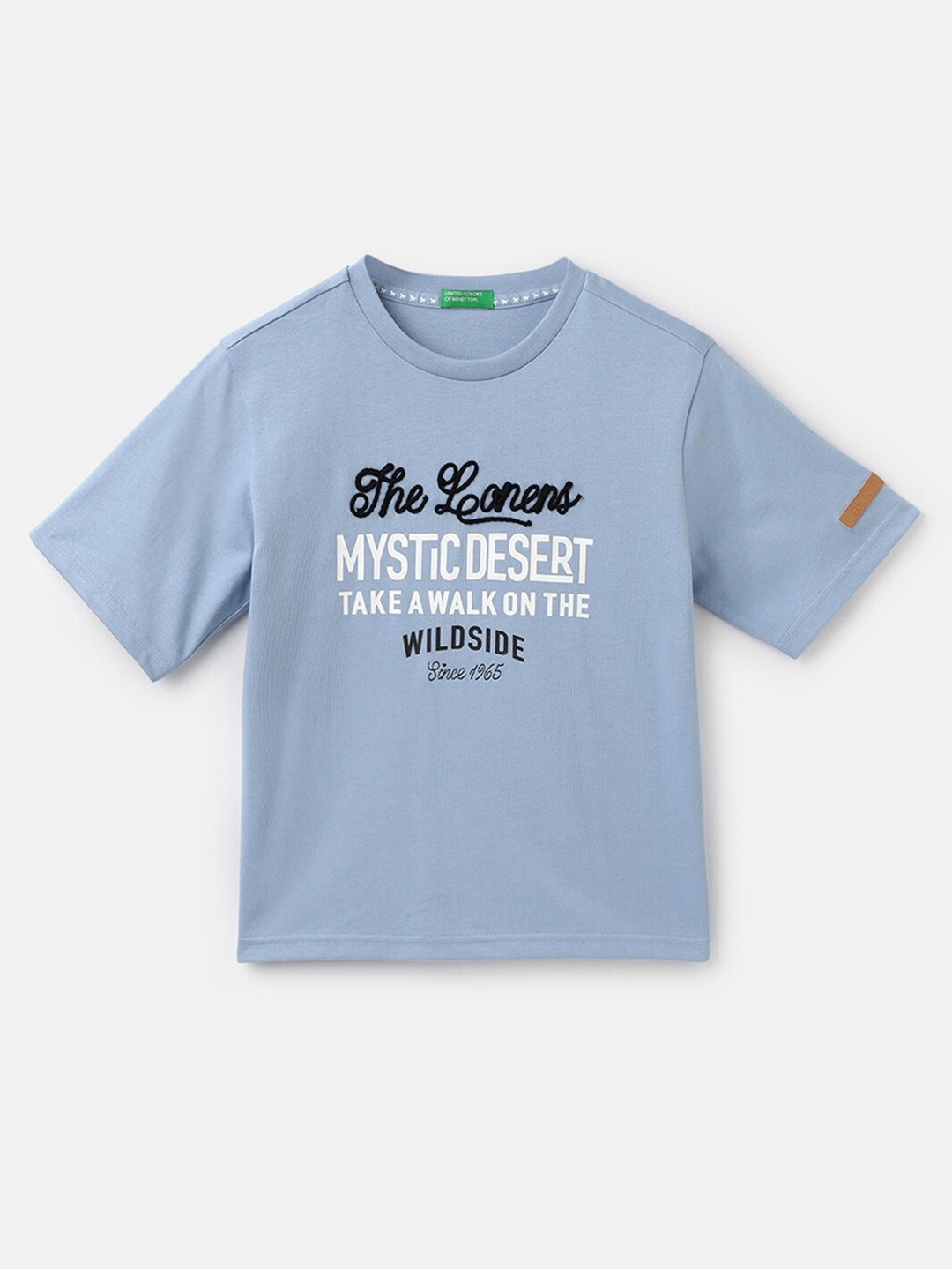 United Colors of Benetton Boys Round Neck Printed Pure Cotton Regular Fit T-shirt, Blue
United Colors of Benetton Boys Round Neck Printed Pure Cotton Regular Fit T-shirt, Blue