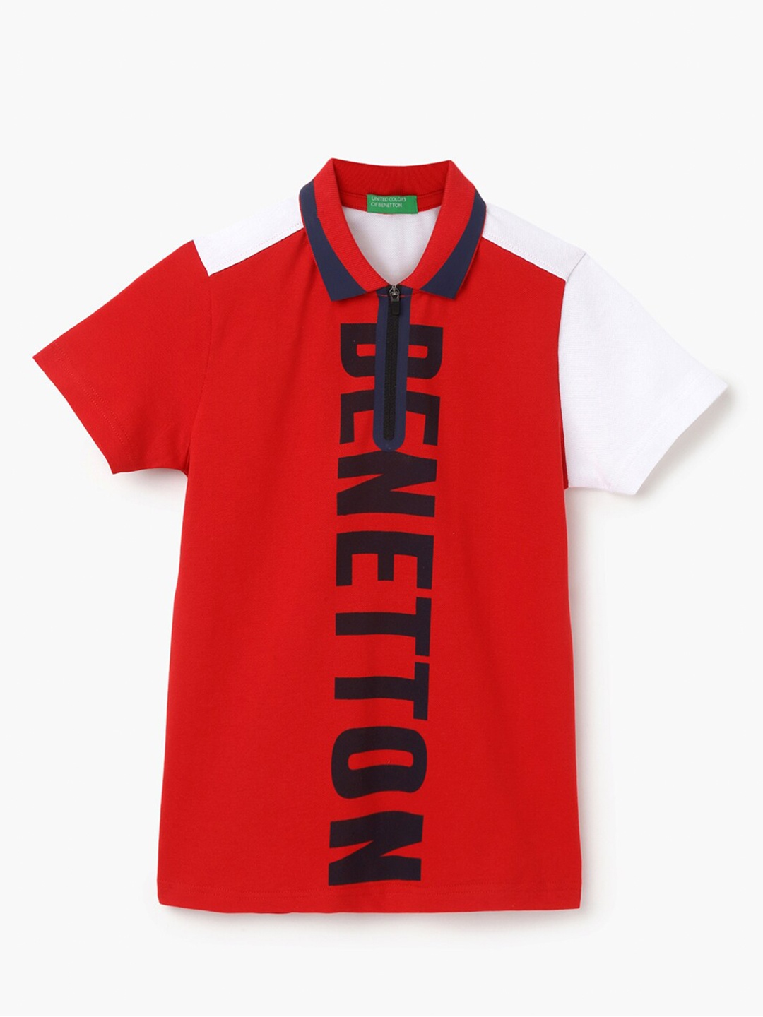 United Colors of Benetton Boys Typography Polo Collar Short Sleeves Pure Cotton T-shirt, Red
United Colors of Benetton Boys Typography Polo Collar Short Sleeves Pure Cotton T-shirt, Red