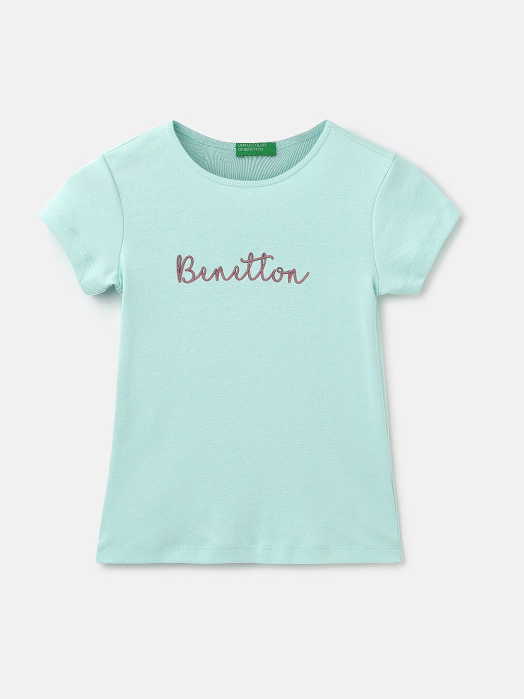 United Colors of Benetton Girls Typography Printed Pure Cotton T-shirt, Blue
United Colors of Benetton Girls Typography Printed Pure Cotton T-shirt, Blue