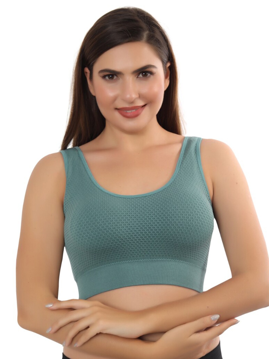 FABLUK Dry Fit Anti Bacterial Workout Bra Full Coverage Non-Wired Lightly Padded, Green
FABLUK Dry Fit Anti Bacterial Workout Bra Full Coverage Non-Wired Lightly Padded, Green