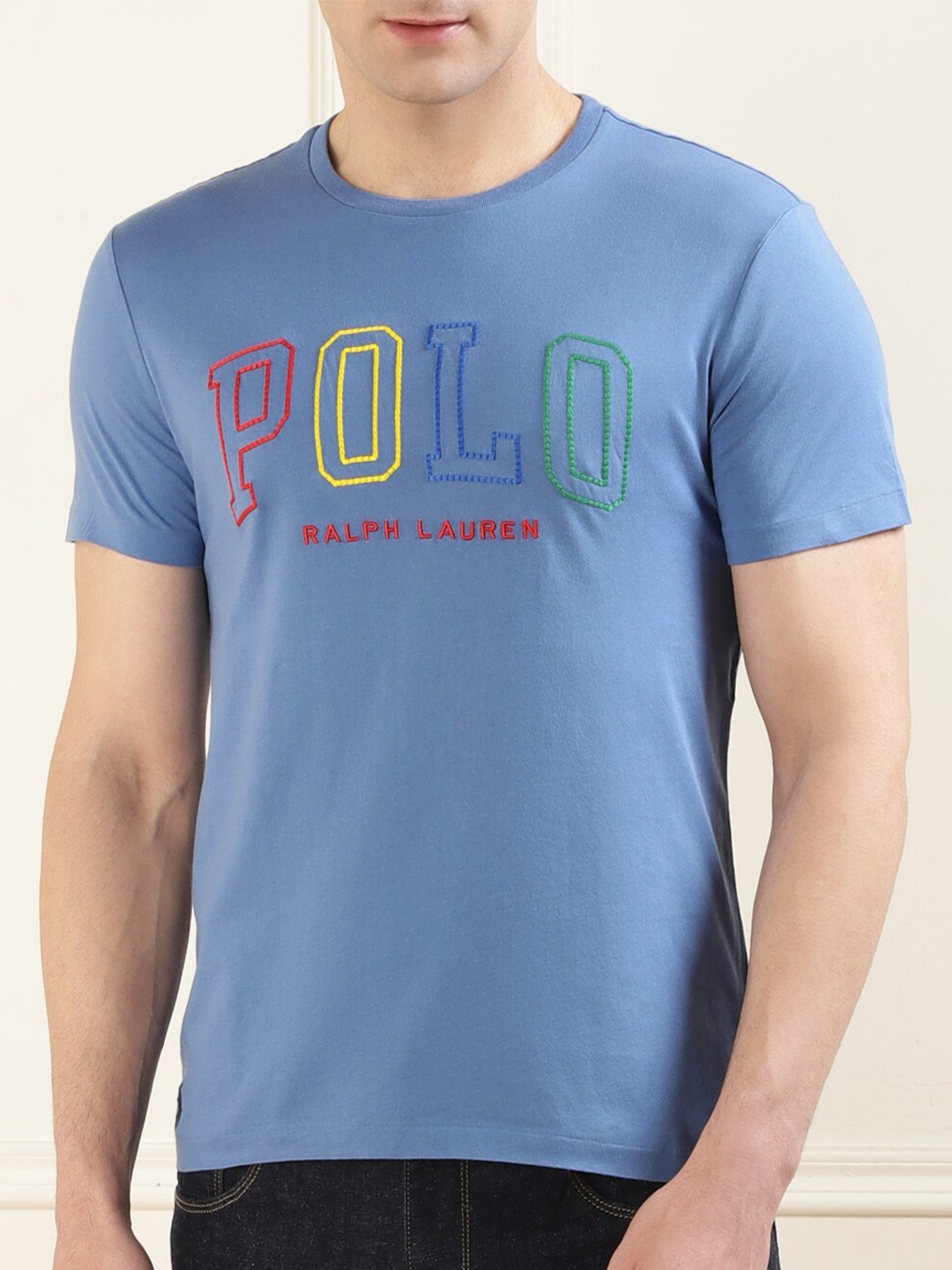 Polo Ralph Lauren Embroidered Round Neck Short Sleeves Regular Fit Cotton T-Shirt, Blue
Polo Ralph Lauren Embroidered Round Neck Short Sleeves Regular Fit Cotton T-Shirt, Blue