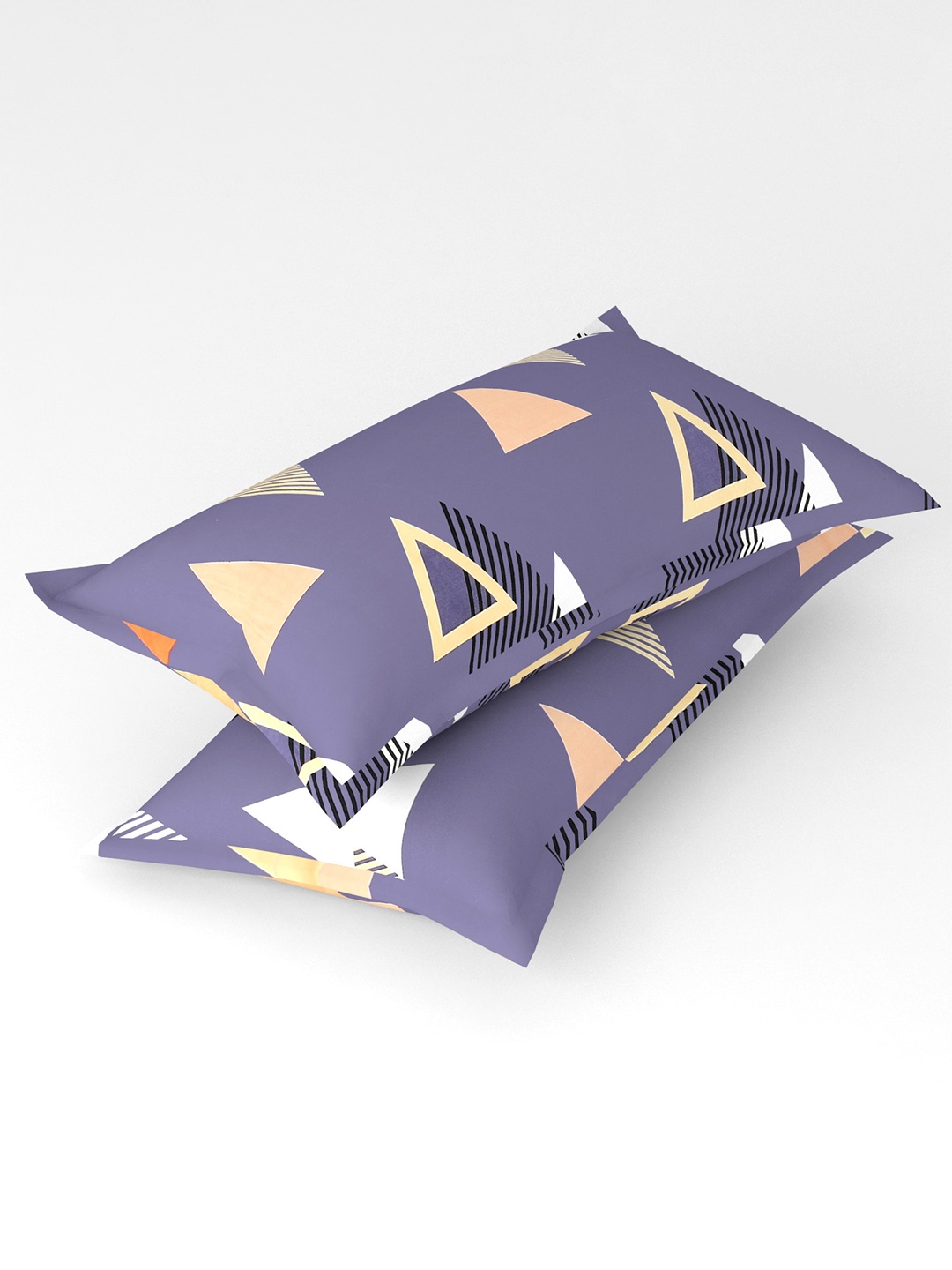 bsb home Purple & Orange 2 Pieces Geometric Printed Pure Cotton Rectangle Pillow Covers
bsb home Purple & Orange 2 Pieces Geometric Printed Pure Cotton Rectangle Pillow Covers