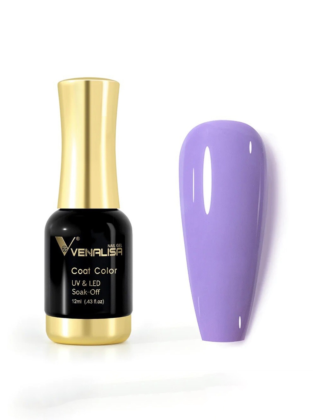 VENALISA Coat Color UV & LED Soak-Off Gel Nail Polish 12 ml - Taro Milk 1074, Lavender
VENALISA Coat Color UV & LED Soak-Off Gel Nail Polish 12 ml - Taro Milk 1074, Lavender