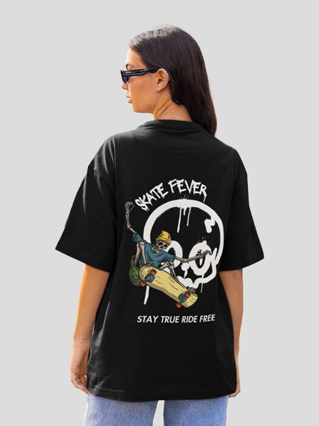 Slenor Typography Printed Round Neck Short Drop-Shoulder Sleeves Cotton Oversized T-shirt, Black
Slenor Typography Printed Round Neck Short Drop-Shoulder Sleeves Cotton Oversized T-shirt, Black