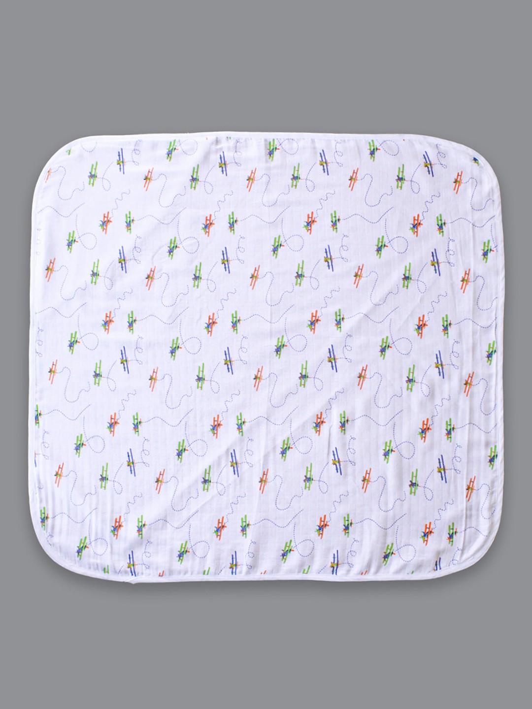 Born Babies Kids White & Blue Printed Muslin Organic Cotton 210 GSM Baby Bath Towel
Born Babies Kids White & Blue Printed Muslin Organic Cotton 210 GSM Baby Bath Towel
