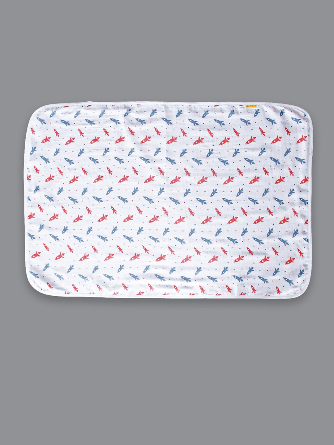 Born Babies Kids White & Blue Printed Muslin Organic Cotton 210 GSM Baby Bath Towel, Red
Born Babies Kids White & Blue Printed Muslin Organic Cotton 210 GSM Baby Bath Towel, Red