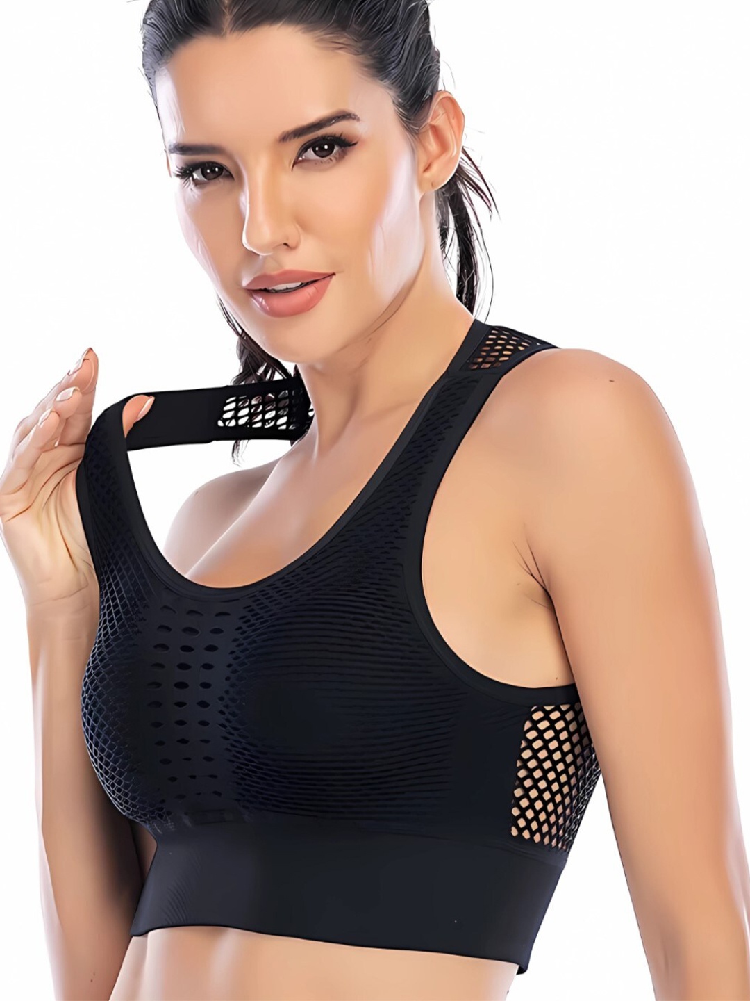 FABLUK Bra Full Coverage, Black