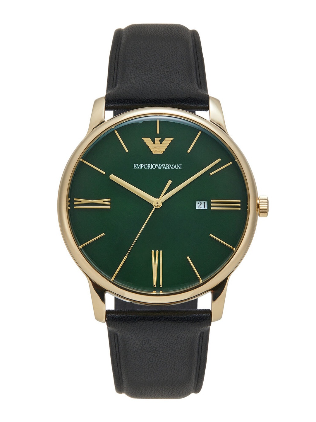Emporio Armani Men Round Shaped Leather Straps Analogue Watch AR11601, Black
Emporio Armani Men Round Shaped Leather Straps Analogue Watch AR11601, Black