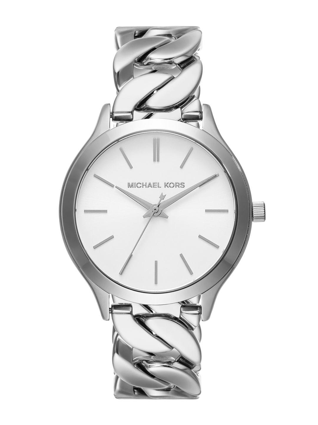 Michael Kors Women Stainless Steel Bracelet Style Analogue Watch MK7474, White
Michael Kors Women Stainless Steel Bracelet Style Analogue Watch MK7474, White
