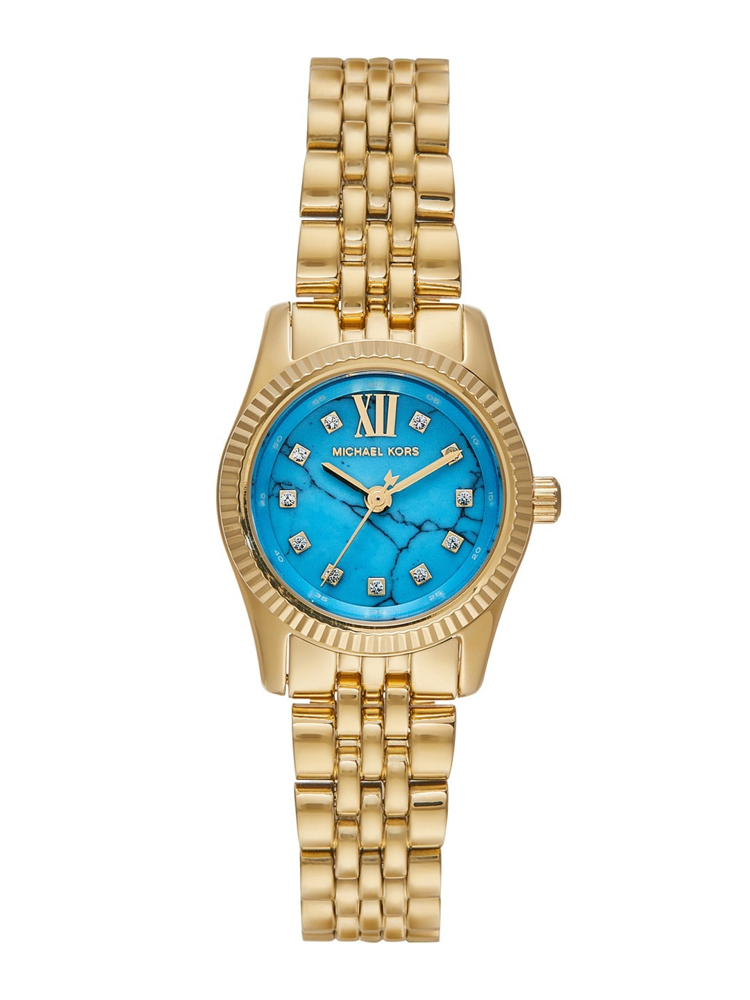 Michael Kors Women Stainless Steel Bracelet Style Straps Analogue Watch MK4813, Gold
Michael Kors Women Stainless Steel Bracelet Style Straps Analogue Watch MK4813, Gold