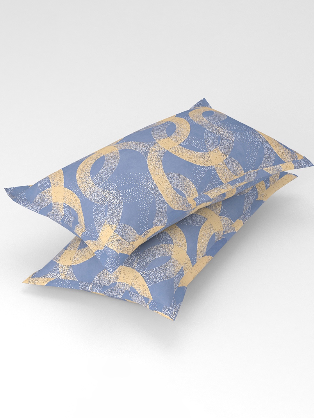 bsb home Silver-Toned & Gold-Toned 2 Pieces Printed Pure Cotton Rectangle Pillow Covers
bsb home Silver-Toned & Gold-Toned 2 Pieces Printed Pure Cotton Rectangle Pillow Covers