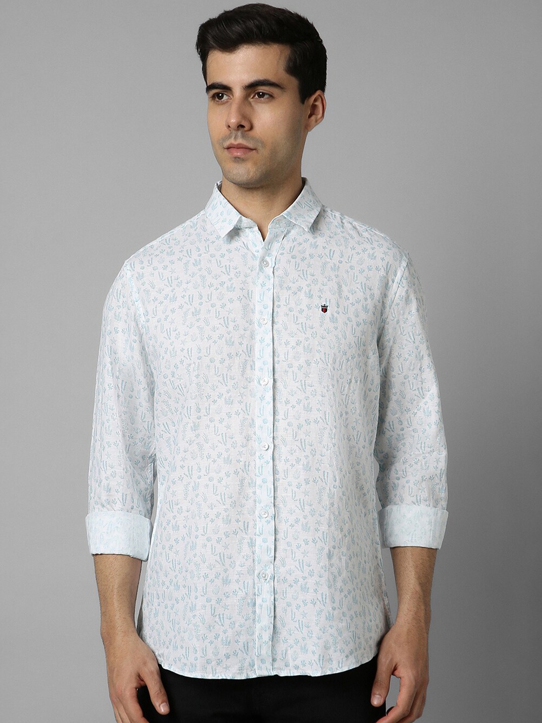 Louis Philippe Sport Men Slim Fit Floral Printed Long Sleeves Cotton Casual Shirt, Blue
Louis Philippe Sport Men Slim Fit Floral Printed Long Sleeves Cotton Casual Shirt, Blue