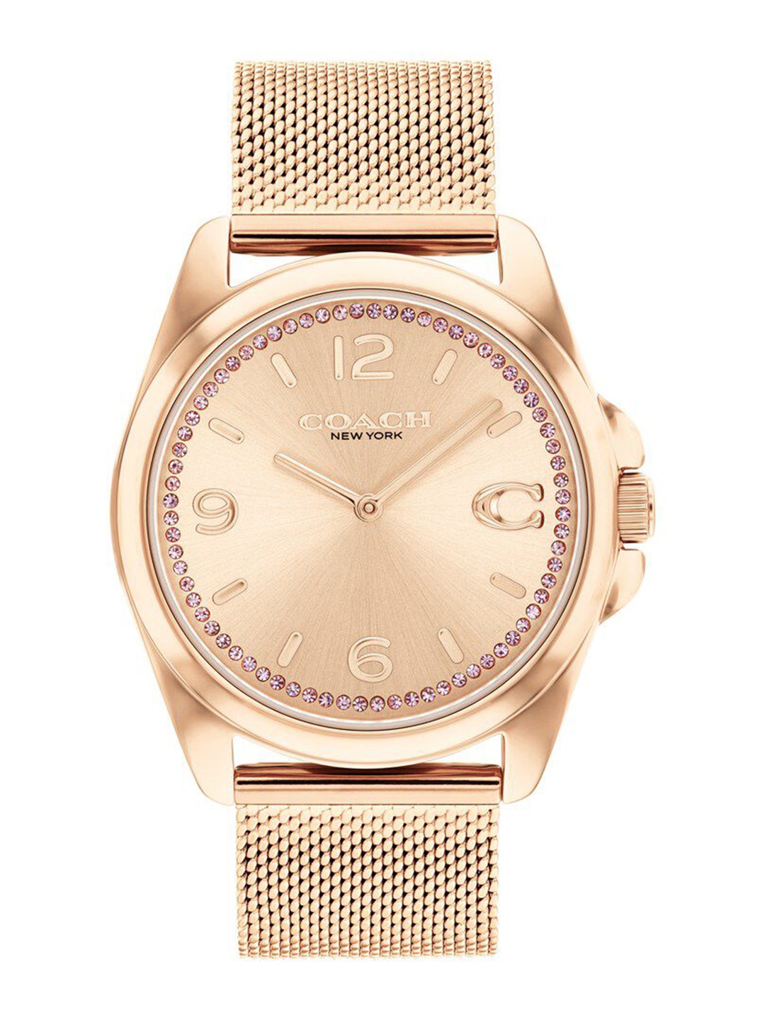Titan Women Coach Embellished Dial & Stainless Steel Analogue Watch CO14504143W, Gold
Titan Women Coach Embellished Dial & Stainless Steel Analogue Watch CO14504143W, Gold