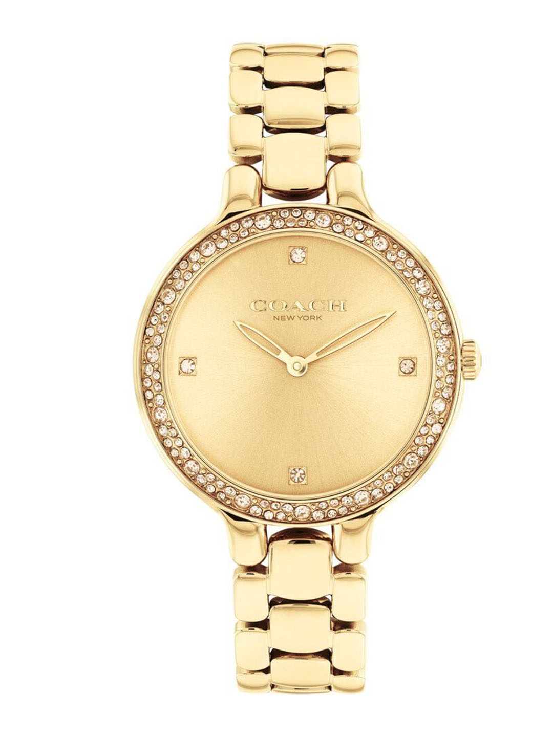 Titan Women Embellished Dial & Stainless Steel Straps Analogue Watch CO14504125W, Gold
Titan Women Embellished Dial & Stainless Steel Straps Analogue Watch CO14504125W, Gold