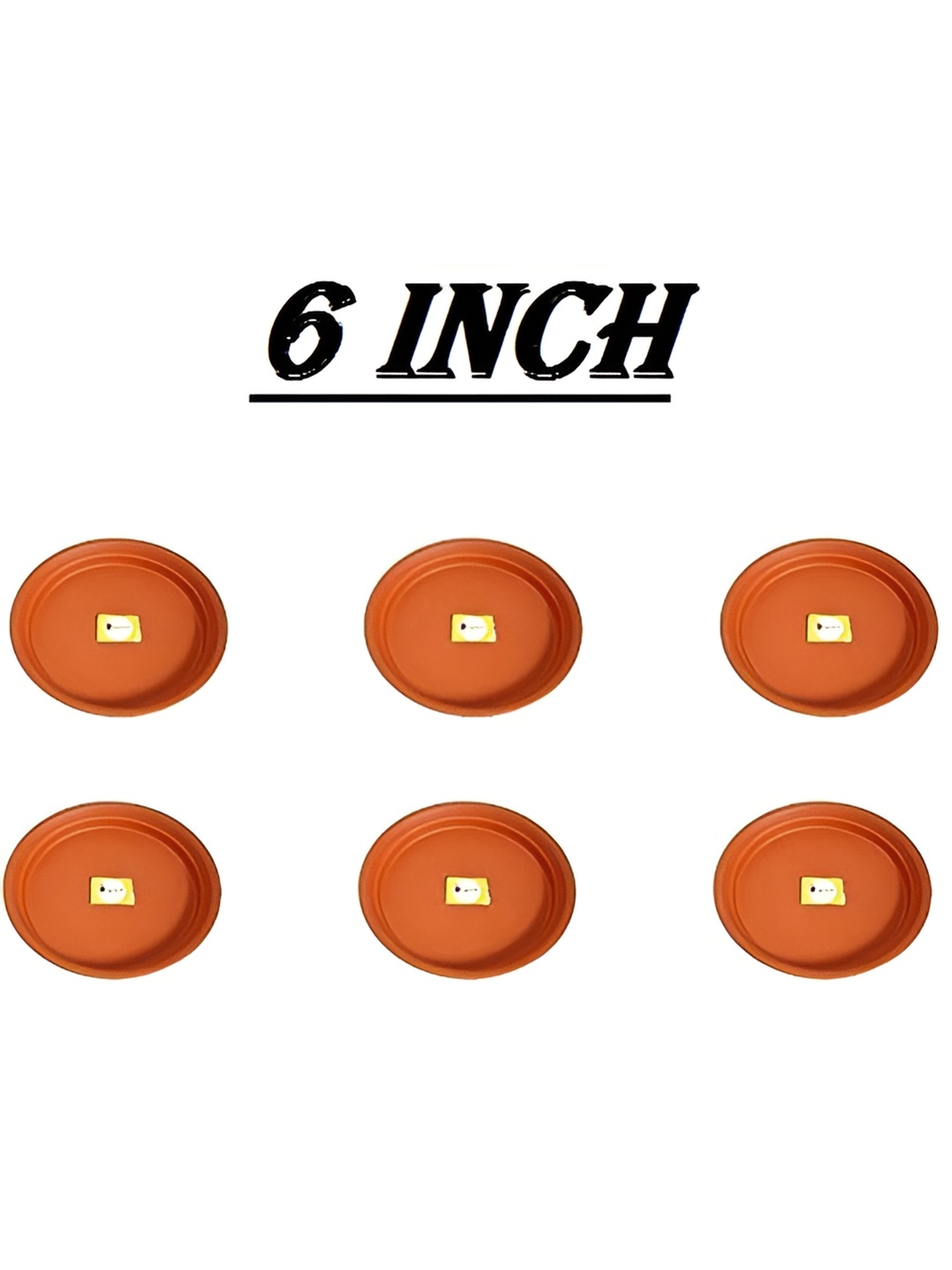 AGAMI Spylark 6-Pcs Brown Round Planters