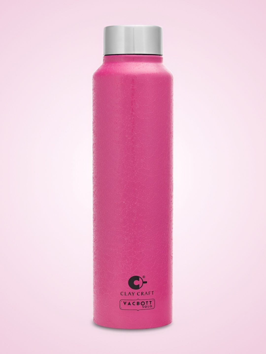 Clay Craft Vacbott Tetra 1000Ml Single-Wall Stainless Steel BIS Approved Water Bottle, Pink
Clay Craft Vacbott Tetra 1000Ml Single-Wall Stainless Steel BIS Approved Water Bottle, Pink