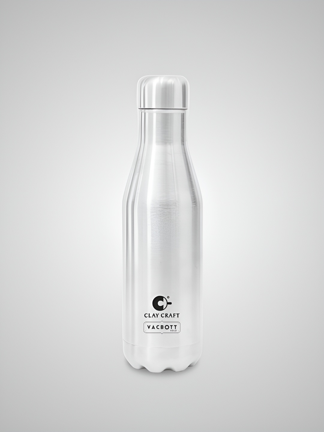 Clay Craft Vacbott Carbon 500Ml Single-Wall Stainless Steel BIS Approved Water Bottle, Silver
Clay Craft Vacbott Carbon 500Ml Single-Wall Stainless Steel BIS Approved Water Bottle, Silver