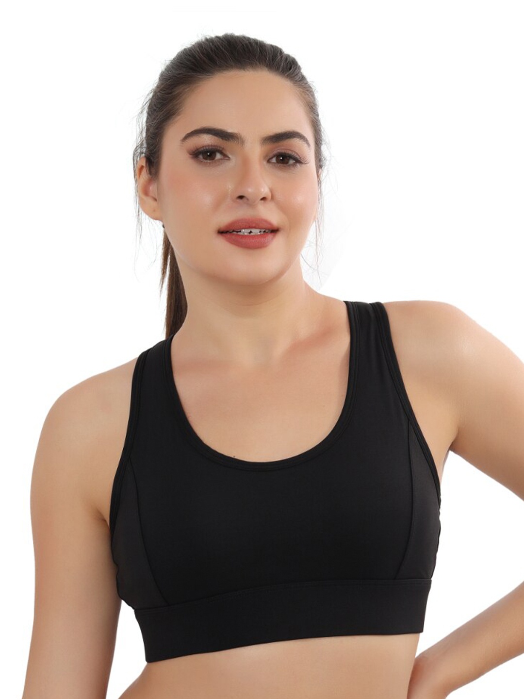FABLUK Dry Fit Full Coverage Lightly Padded Workout Bra With All Day Comfort, Black
FABLUK Dry Fit Full Coverage Lightly Padded Workout Bra With All Day Comfort, Black