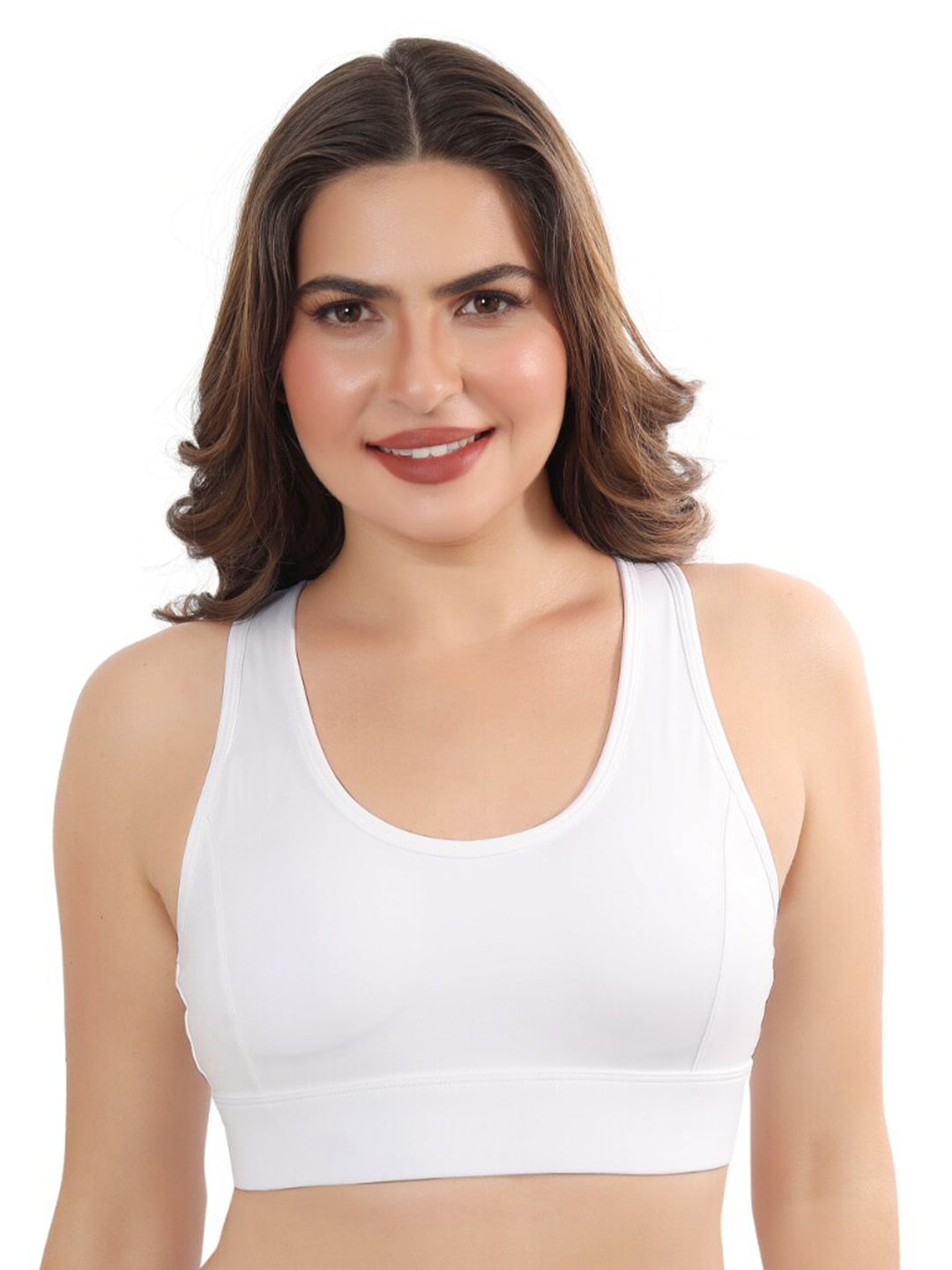 FABLUK Full Coverage Rapid-Dry Lightly Padded Workout Bra With All Day Comfort, White
FABLUK Full Coverage Rapid-Dry Lightly Padded Workout Bra With All Day Comfort, White