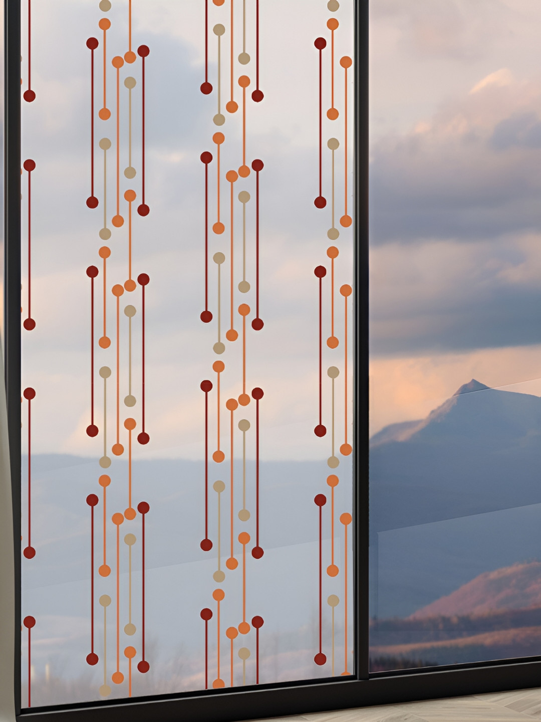 CVANU Transparent & Brown Abstract Printed Self-Adhesive Window Film
CVANU Transparent & Brown Abstract Printed Self-Adhesive Window Film