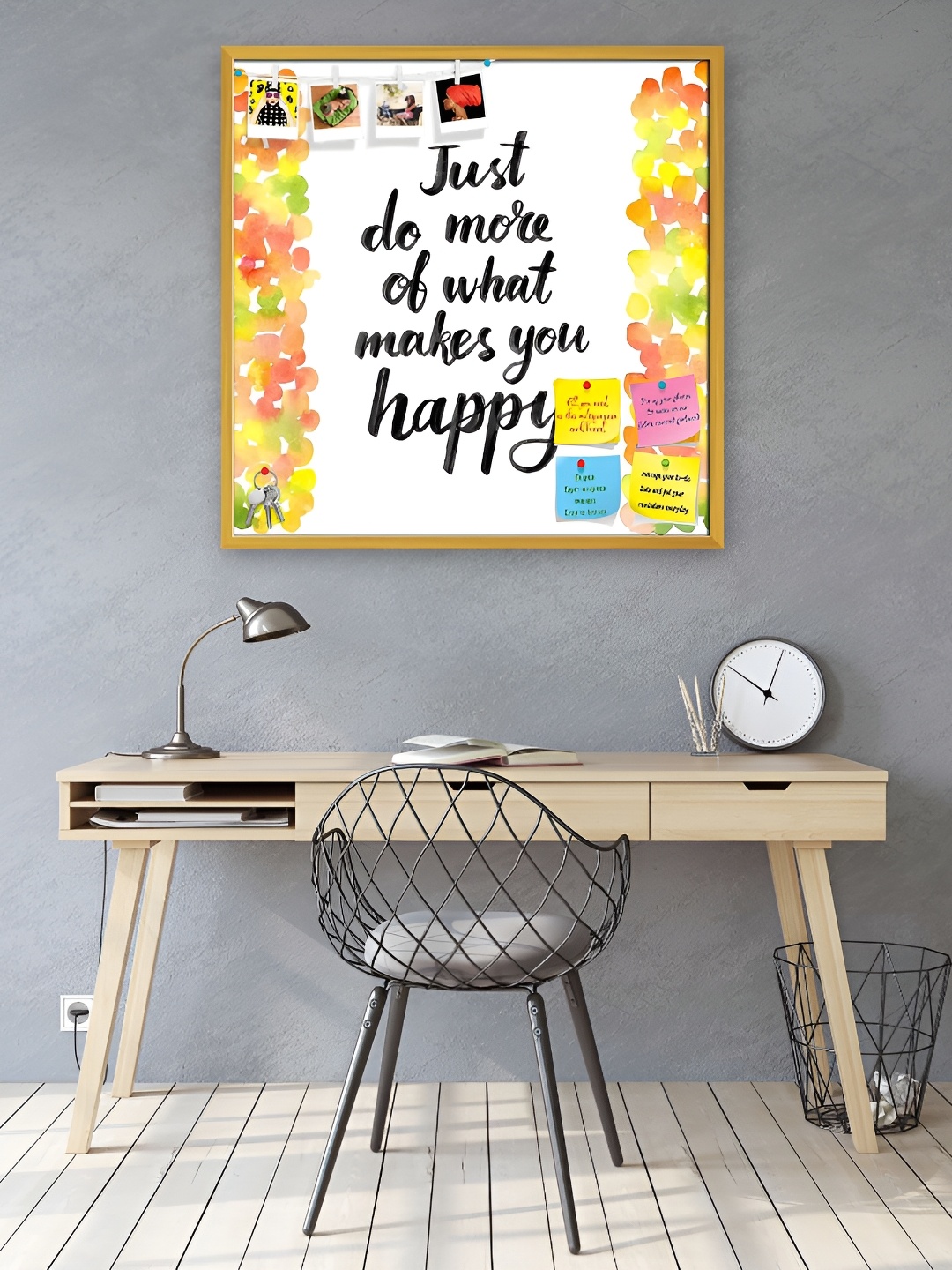 ArtzFolio Golden Just Do More Of What Makes You Happy Printed Wooden Bulletin Board, Gold
ArtzFolio Golden Just Do More Of What Makes You Happy Printed Wooden Bulletin Board, Gold