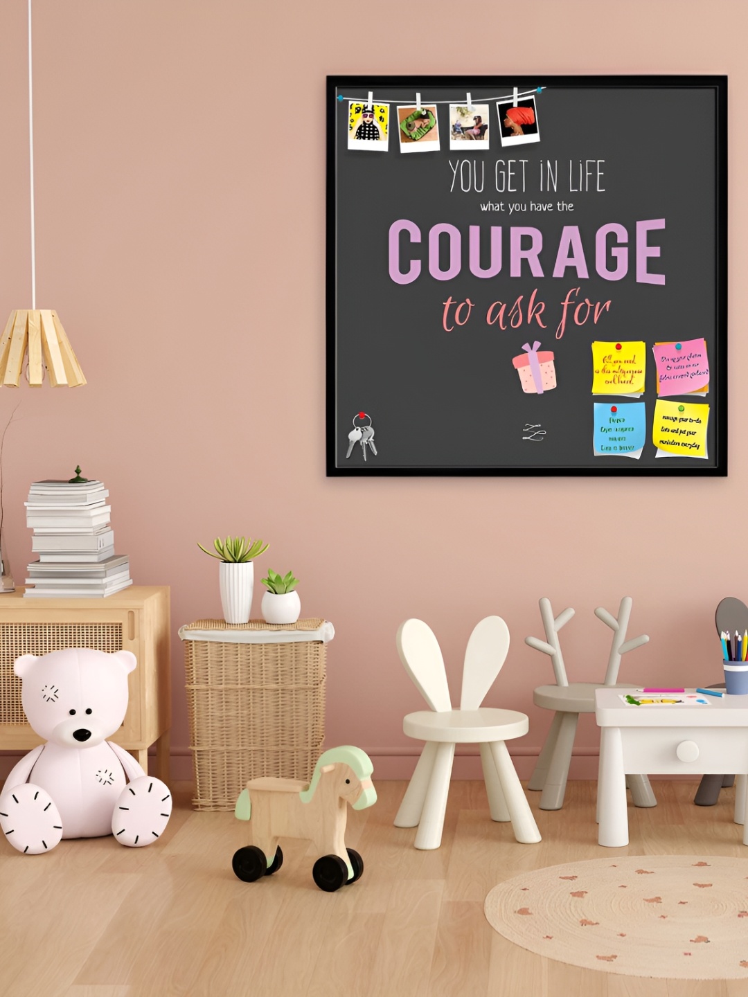 ArtzFolio Black & Pink Motivational Quotes Art Wooden Bulletin Board With Sticky Notes
ArtzFolio Black & Pink Motivational Quotes Art Wooden Bulletin Board With Sticky Notes