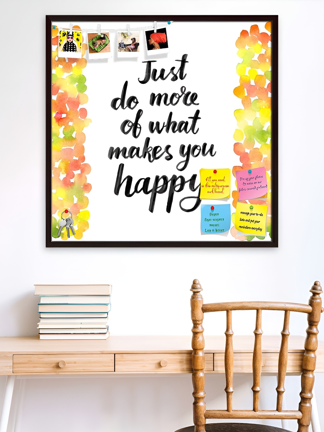 ArtzFolio Brown Just Do More of What Makes You Happy Wood Bulletin Board With Sticky Notes
ArtzFolio Brown Just Do More of What Makes You Happy Wood Bulletin Board With Sticky Notes