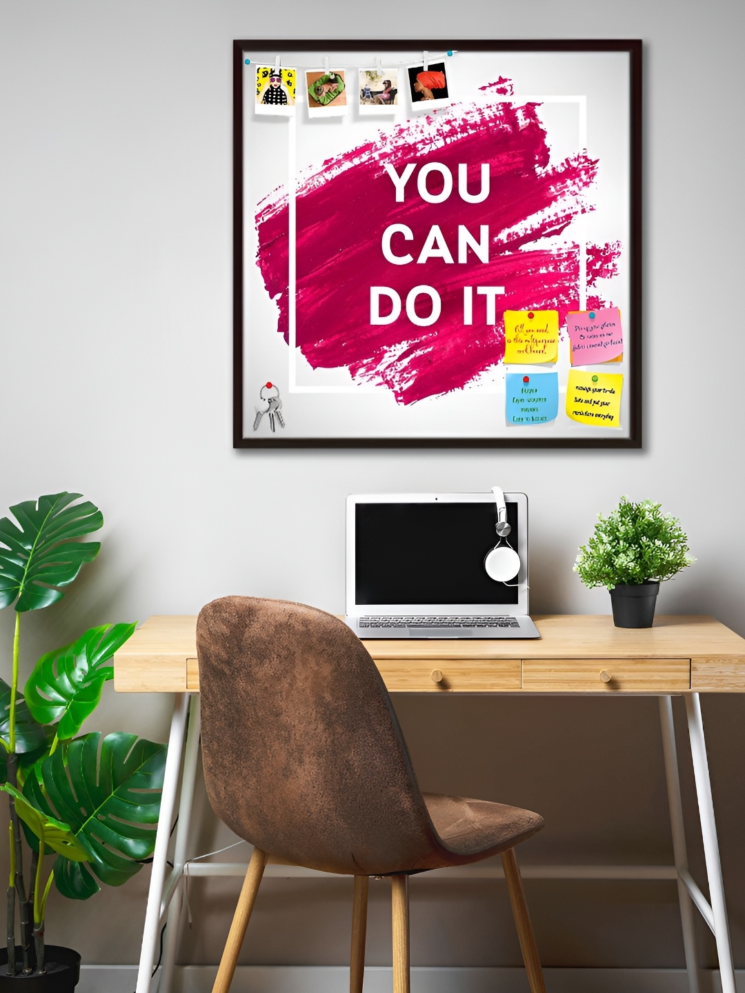 ArtzFolio Pink & white You Can Do It Printed Wooden Bulletin Board With Sticky Notes
ArtzFolio Pink & white You Can Do It Printed Wooden Bulletin Board With Sticky Notes