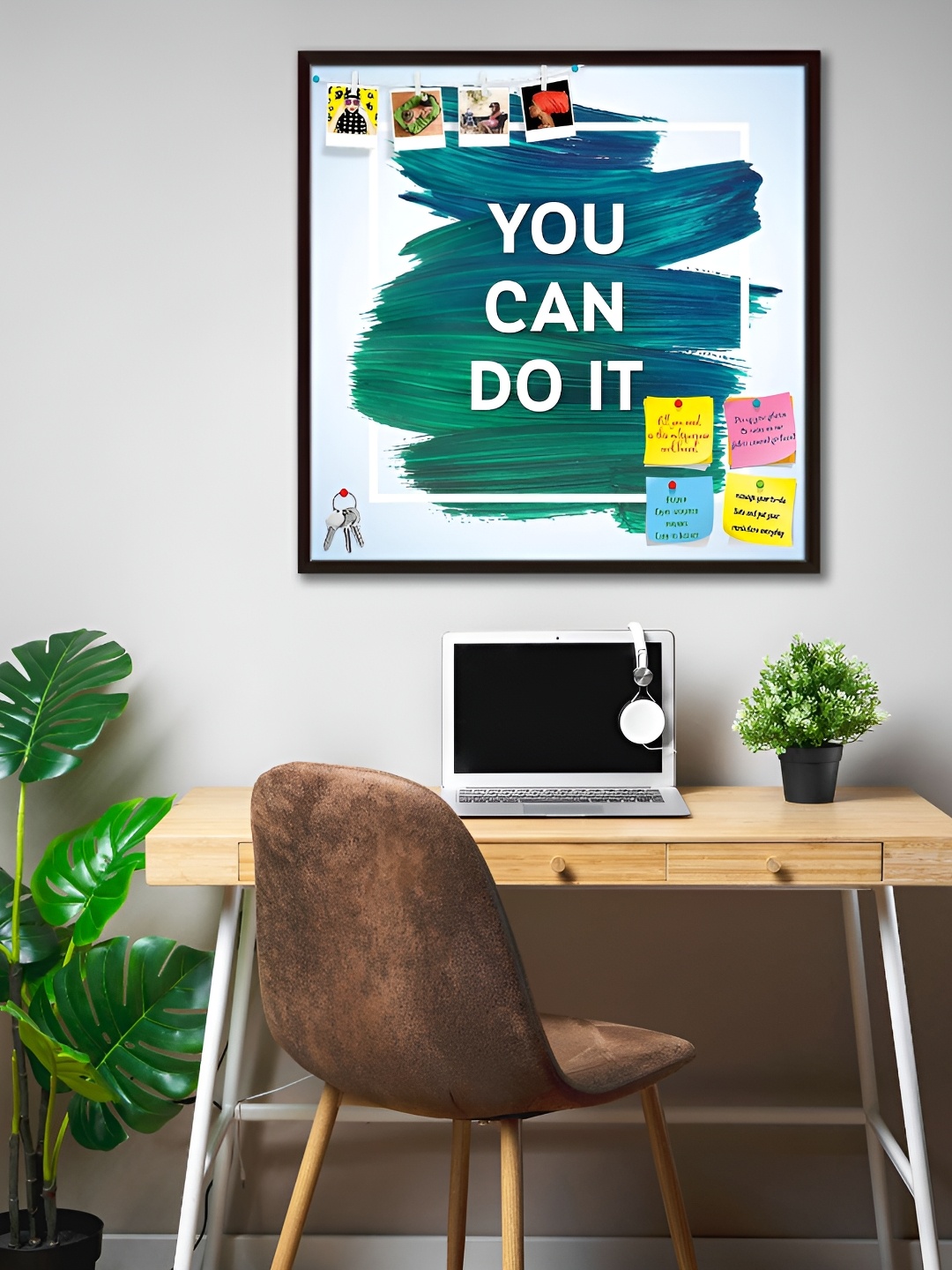 ArtzFolio Green & White You Can Do It Printed Wooden Bulletin Board With Sticky Notes
ArtzFolio Green & White You Can Do It Printed Wooden Bulletin Board With Sticky Notes