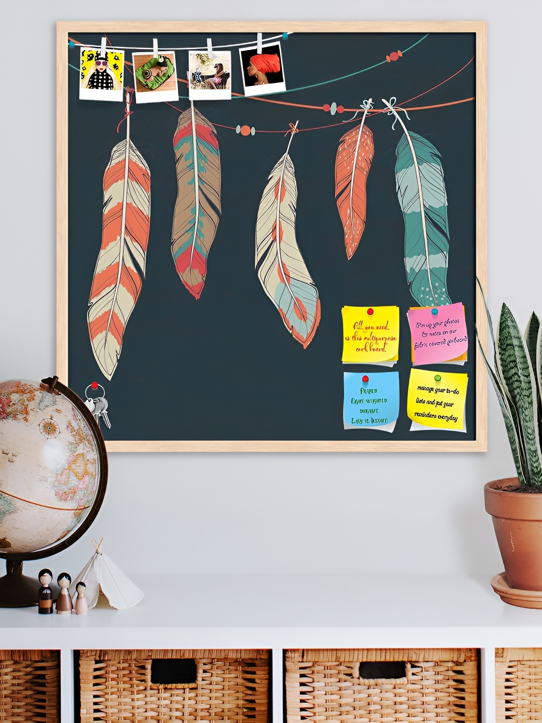 ArtzFolio Brown Board Feathers Hanging On Threads Printed Wooden Bulletin Board, Camel brown
ArtzFolio Brown Board Feathers Hanging On Threads Printed Wooden Bulletin Board, Camel brown