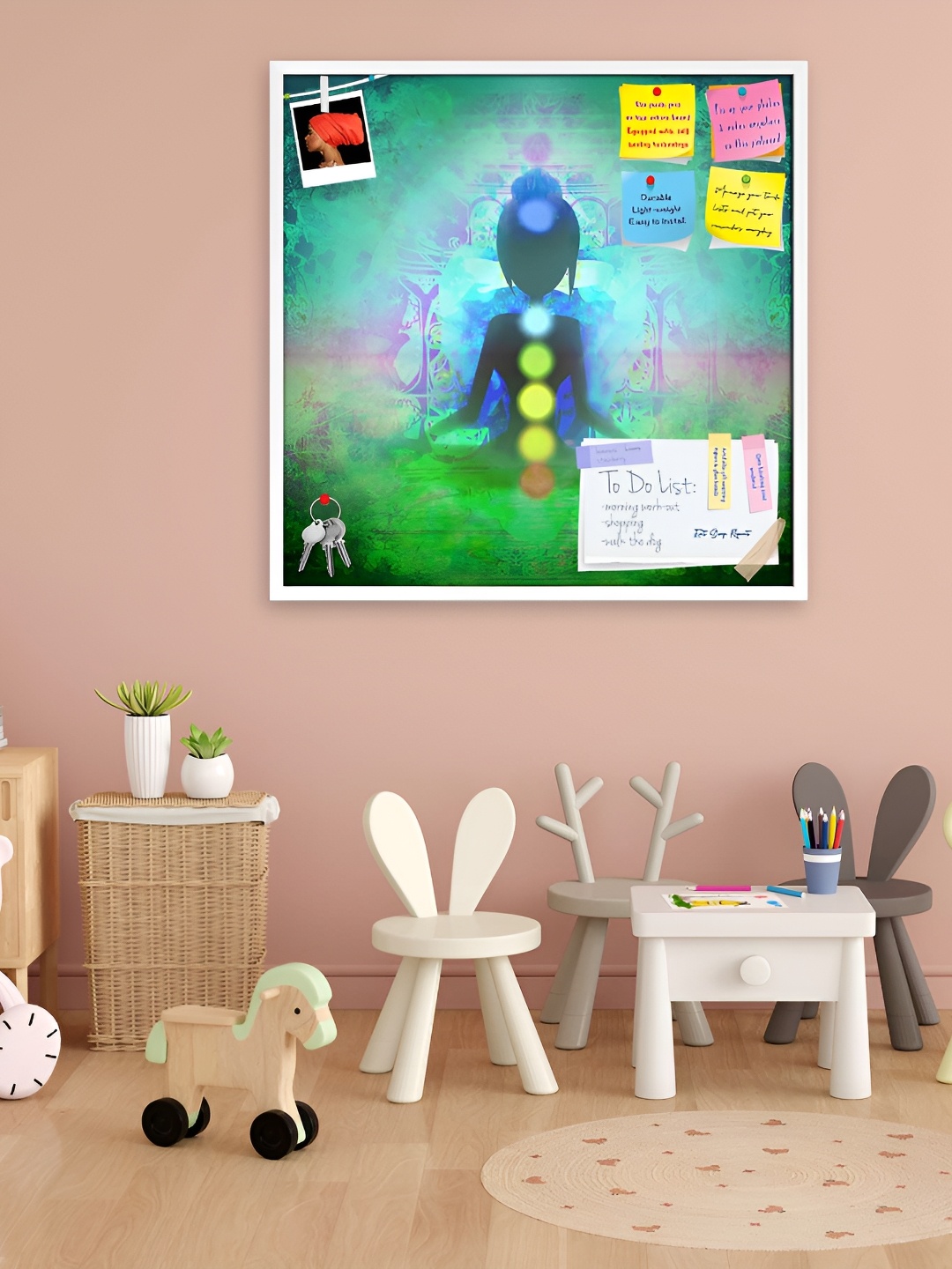 ArtzFolio Green & Yellow Printed Wooden Bulletin Board & Sticky Notes Wall Hangings Decor
ArtzFolio Green & Yellow Printed Wooden Bulletin Board & Sticky Notes Wall Hangings Decor